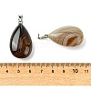 Natural Banded Agate Pendants GG-K002-09G-3