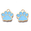 Alloy Enamel Pendants ENAM-T016-22LG-E-RS-2