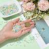 50G Baking Paint Glass Twisted Bugle Beads GLAA-SZ0002-06-3