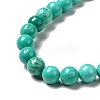 Dyed & Heated Natural Magnesite Beads Strands G-G924-01A-02-4