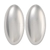 Brass Oval Stud Earrings EJEW-K293-06P-1