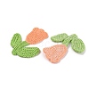 Tulip Flower Shape Polyester Knitted Appliques PATC-WH0005-12D-2