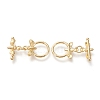 Brass Toggle Clasps X-KK-F820-06G-2