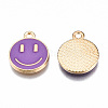 Alloy Enamel Charms ENAM-S121-165D-RS-3