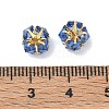 Brass & Glass Beads GL-CBA12D7-02G-04-2