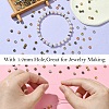 300Pcs 6 Styles CCB Plastic Beads FIND-YW0004-93A-5
