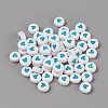 Acrylic Enamel Beads LS-OACR-WH0003-04J-2