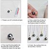 304 Stainless Steel Cup Pearl Peg Bails Pin Pendants STAS-PH0011-02-5