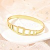 Ion Plating(IP) 304 Stainless Steel Hinged Bangles for Women BJEW-A011-17G-2