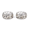 304 Stainless Steel Rhinestone Spacer Beads STAS-P444-01C-P-1