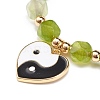 Natural White Jade Stretch Bracelet BJEW-JB08525-01-4