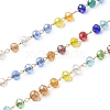 Glass Round Beaded Chains CHS-A015-01P-01-1