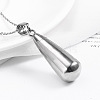 Teardrop Urn Ashes Pendant Necklace BOTT-PW0001-055A-P-3