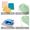 Magibeads 40Pcs 8 Colors Polycotton Canvas Packing Pouches ABAG-MB0001-07-10