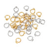 40Pcs 4 Styles Brass Ring Charm Connectors KK-TA0008-86-3