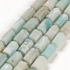 Natural Flower Amazonite Beads Strands G-M403-B24-1