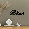 Laser Cut Basswood Wall Sculpture WOOD-WH0123-054-6