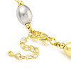 Rack Plating Brass Beaded Necklaces NJEW-P307-07P-3