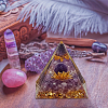 Orgonite Pyramid Resin Energy Generators DJEW-WH0015-38A-5