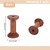 Wood Thread Bobbins TOOL-WH0159-36A-2