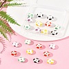 20Pcs 5 Colors Handmade Porcelain Beads PORC-FS0001-19-10