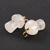 Natural Quartz Crystal Pendants G-M380-C11-P-4