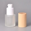 Frosted Glass Cosmetic Emulsion Bottles AJEW-WH0104-53-2
