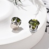 Cubic Zirconia Clip-on Earrings EJEW-L100-01P-08-3