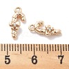 Micro Pave Clear Cubic Zirconia Pendants KK-M102-04G-3