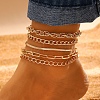 Alloy Chain Anklet Sets PW-WG4CC50-01-1