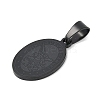 Ion Plating(IP) 304 Stainless Steel Pendants STAS-H356-07B-2