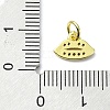 Brass Micro Pave Cubic Zirconia Pendants KK-H475-25G-02-3