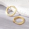 Brass Huggie Hoop Earrings EJEW-F245-06G-2