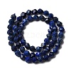 Natural Lapis Lazuli Beads Strands G-Z119-A39-01-4