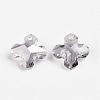 Faceted K9 Glass Charms EGLA-P026-A02-2