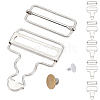 6 Bags Adjustable Iron Buckles IFIN-CY0001-05P-1