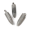 Natural Labradorite Pointed Pendants G-F820-12F-1