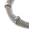 304 Stainless Steel Bracelets BJEW-C078-04P-2