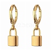 Brass Huggie Hoop Earrings EJEW-JE04208-05-2