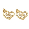 Brass Micro Pave Cubic Zirconia Pendants ZIRC-I367-12G-09-1