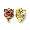 Alloy Rhinestone Connector Charms FIND-C019-10AG-02-1