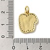 Brass Micro Pave Cubic Zirconia Pendants KK-K354-02G-W-3