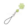 Flower Natural & Dyed Malaysia Jade Pendant Decorations KEYC-JKC00956-03-3