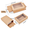 Rectangle Paper Storage Boxes CON-WH0095-21B-2