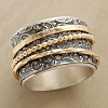 Retro Alloy Rotating Finger Rings FS-WG1AD62-03-1