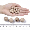 Undyed Natural Beech Wood Beads X-WOOD-T020-01B-4