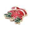 Christmas Theme Alloy Enamel Pendants ENAM-D060-04C-2