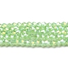 Imitation Jade Electroplate Glass Beads Strands EGLA-A039-J2mm-B01-1