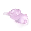 Luminous Resin Rabbit Ornament DJEW-R011-02E-2