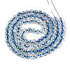 Crackle Transparent Glass Beads Strands GLAA-N030-8mm-01E-2